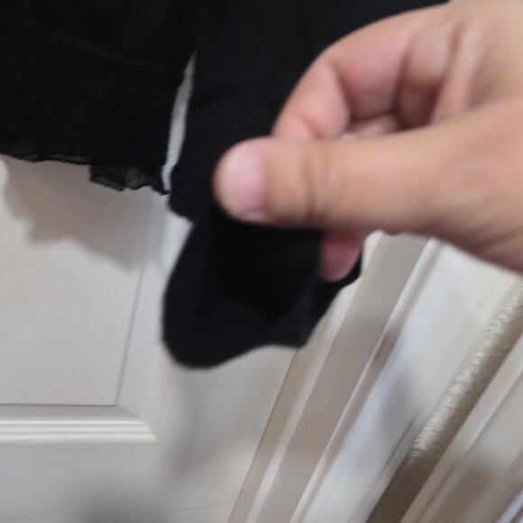 J.Crew Merino Wool Ruffle Cardigan Sweater Women’s Small Black - Picture 6 of 8